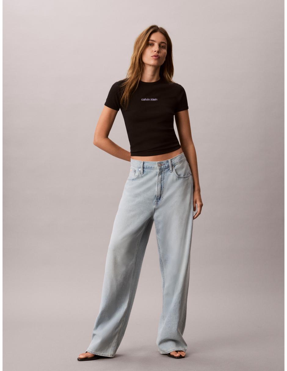 Playera manga corta cuello redondo para mujer 5