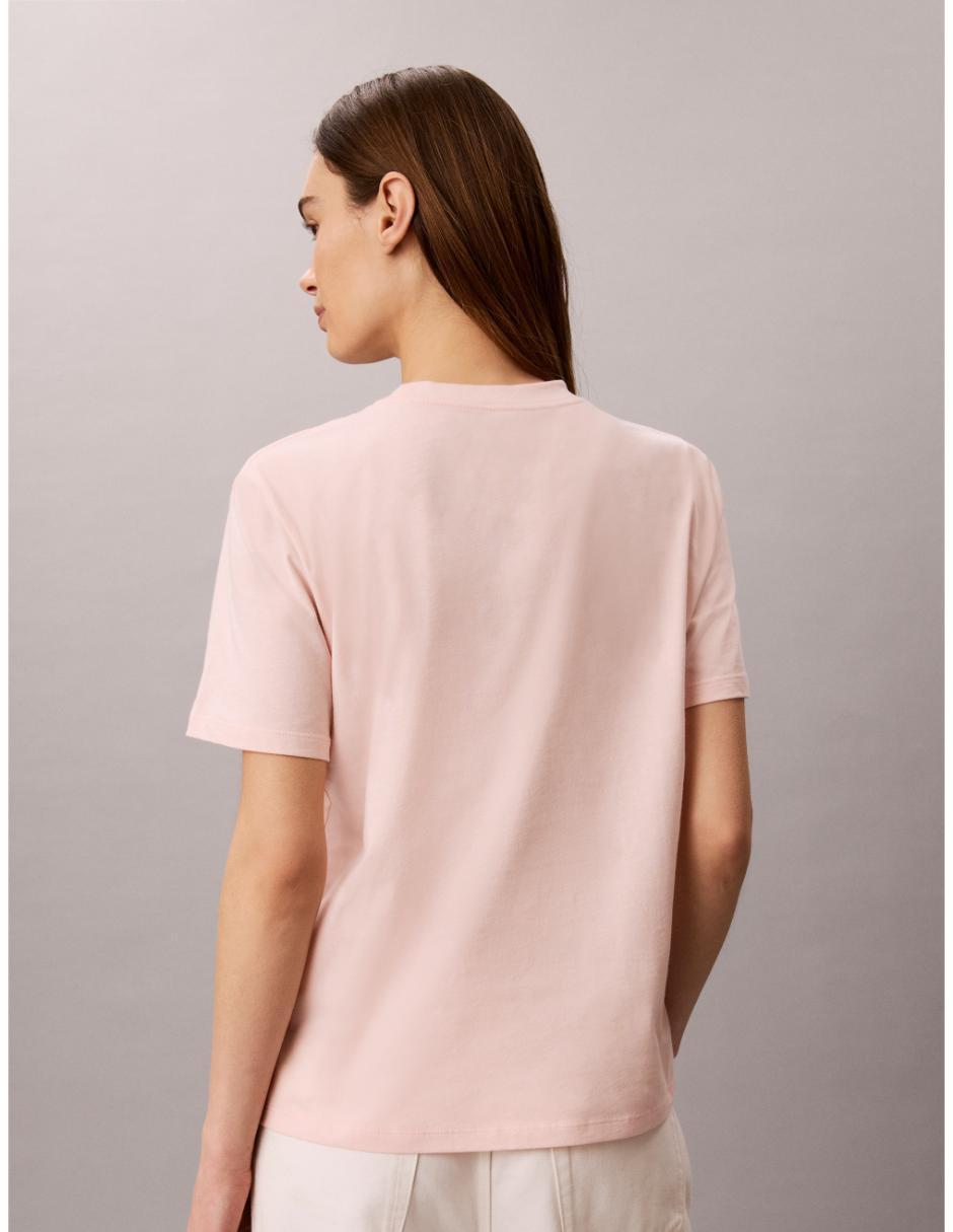 Playera manga corta cuello redondo para mujer 5
