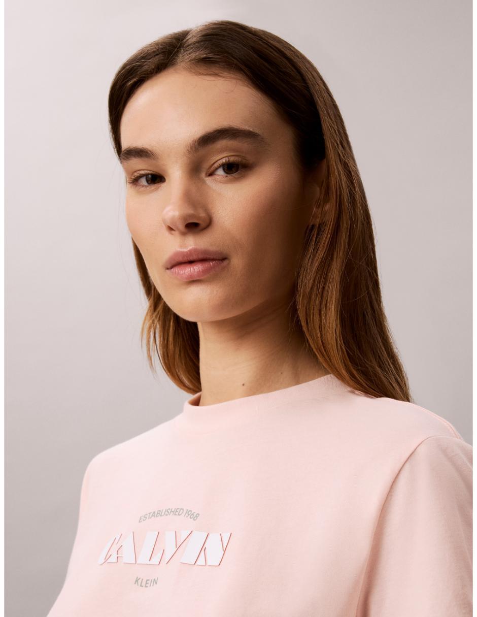 Playera manga corta cuello redondo para mujer 6