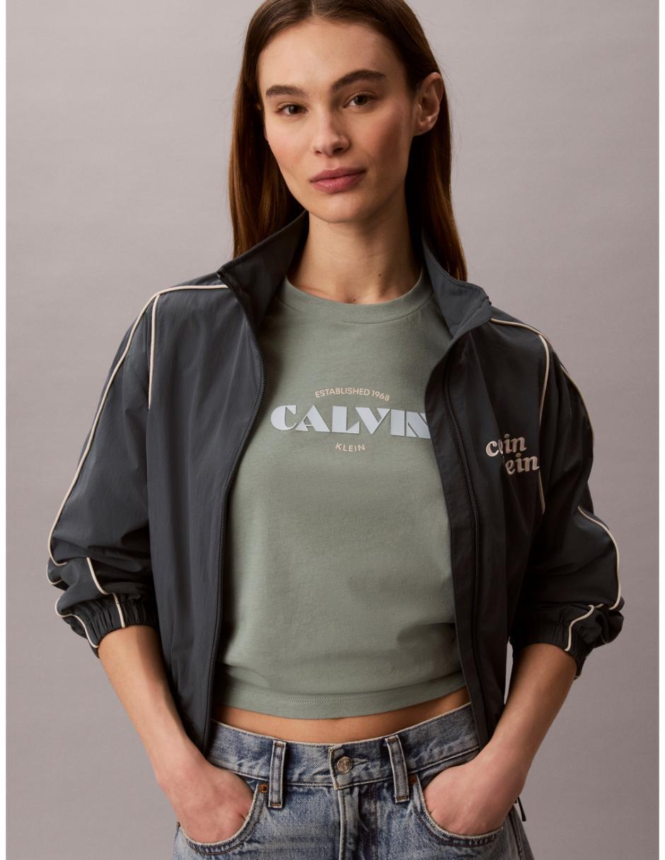 Playera manga corta cuello redondo para mujer 4