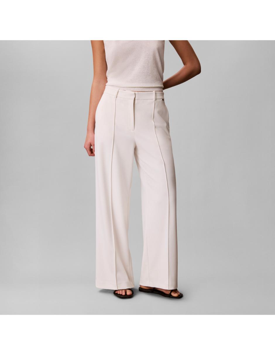 Pantalón regular wide leg para mujer 2