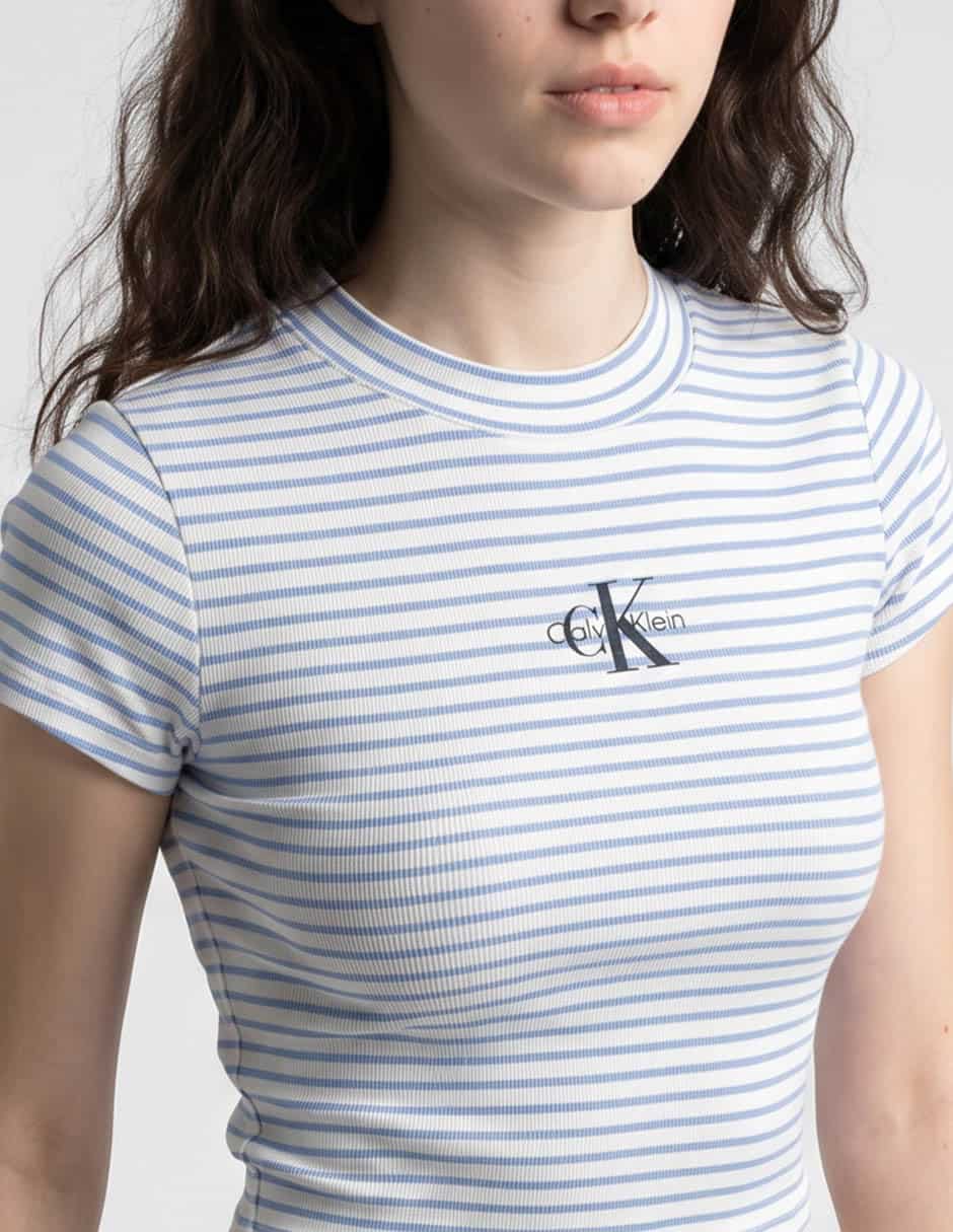 Playera manga corta cuello redondo para mujer 4