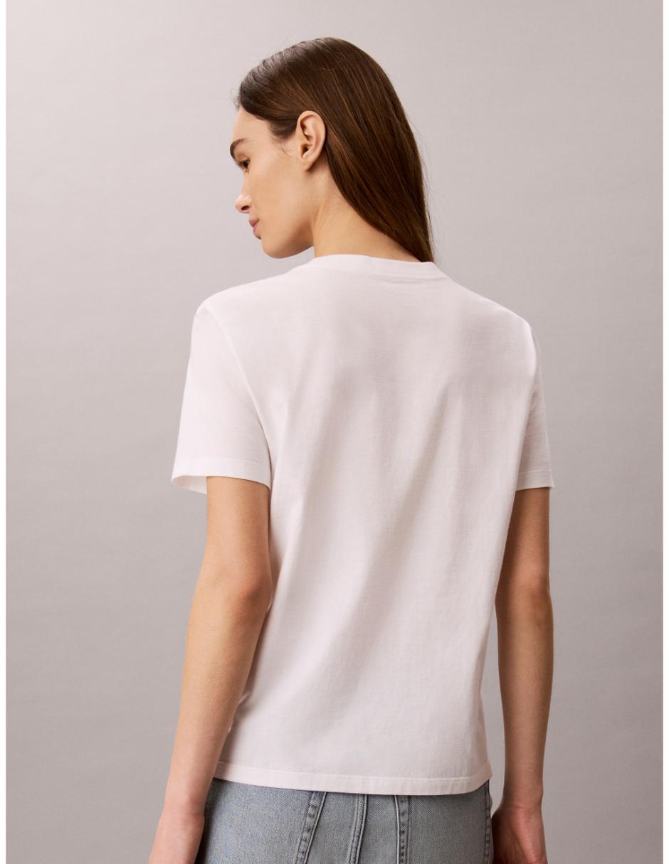 Playera manga corta cuello redondo para mujer 5