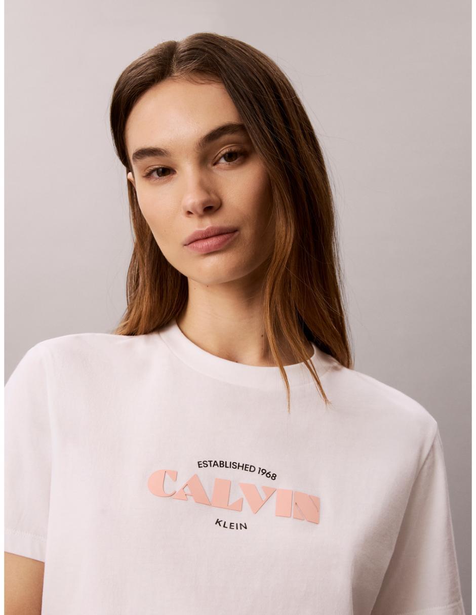 Playera manga corta cuello redondo para mujer 4
