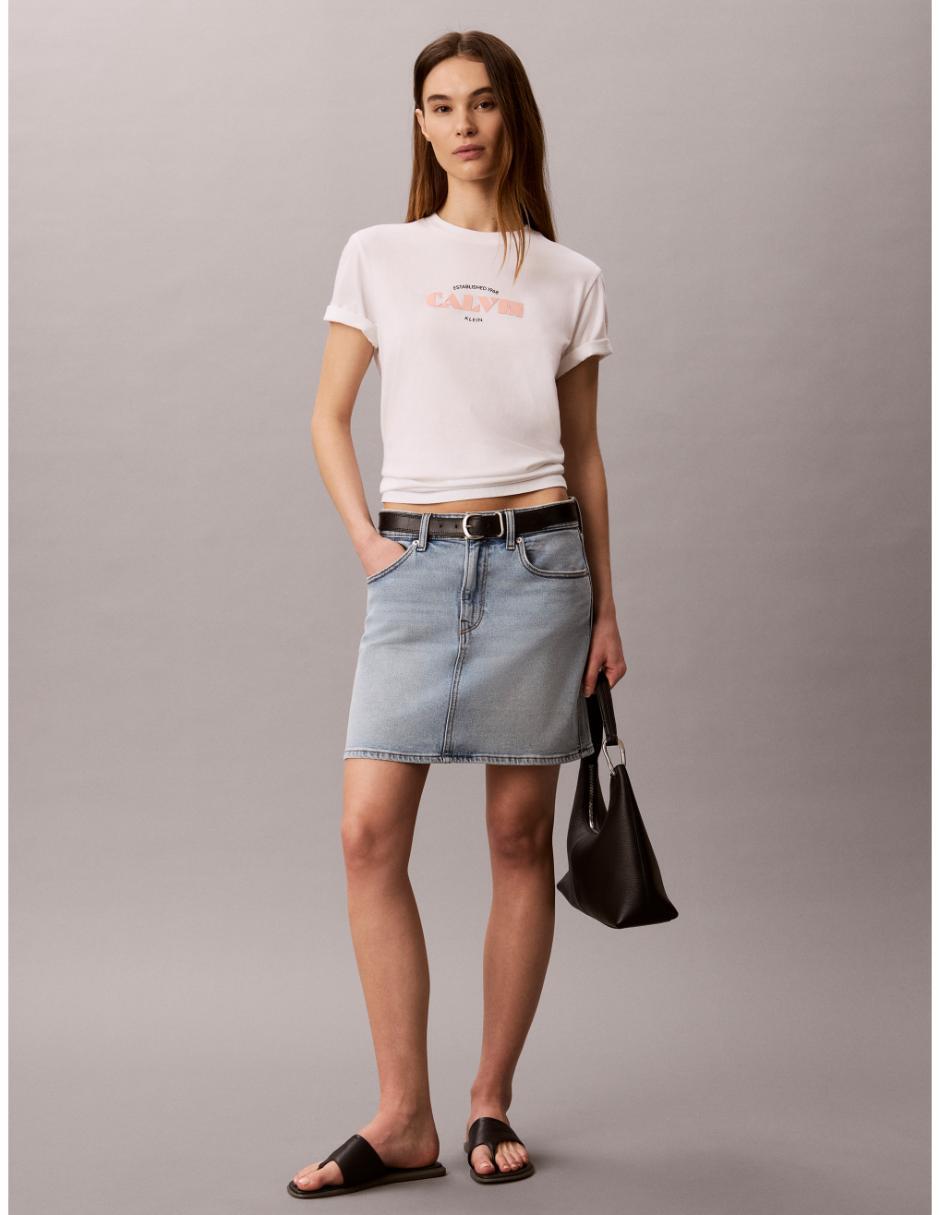 Playera manga corta cuello redondo para mujer 2