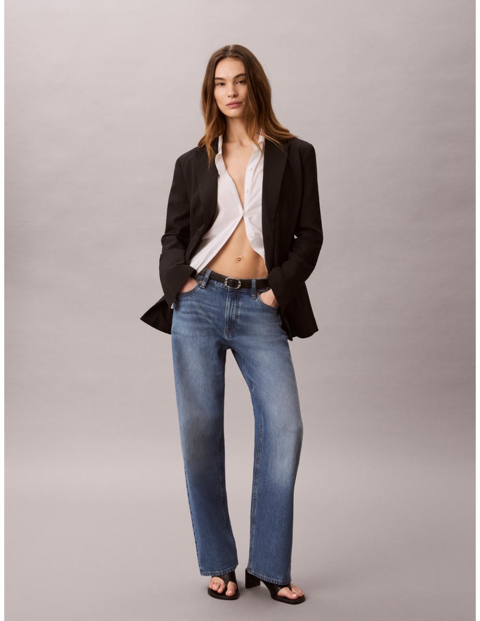 Jeans/Jegging/Jeans jogger Regular Straight 47G703G-YLQ corte Cintura alta para mujer
