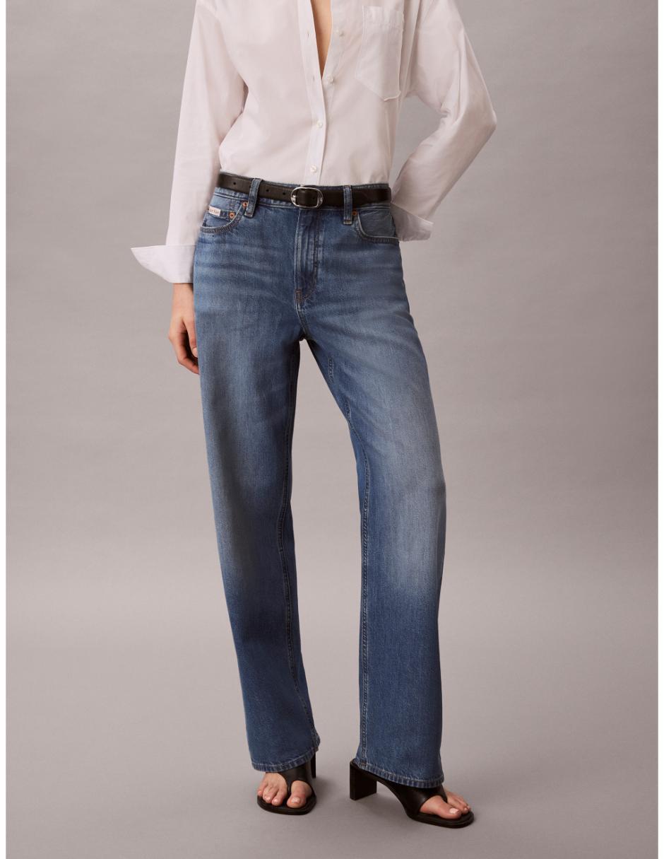 Jeans/Jegging/Jeans jogger Regular Straight 47G703G-YLQ corte Cintura alta para mujer 5