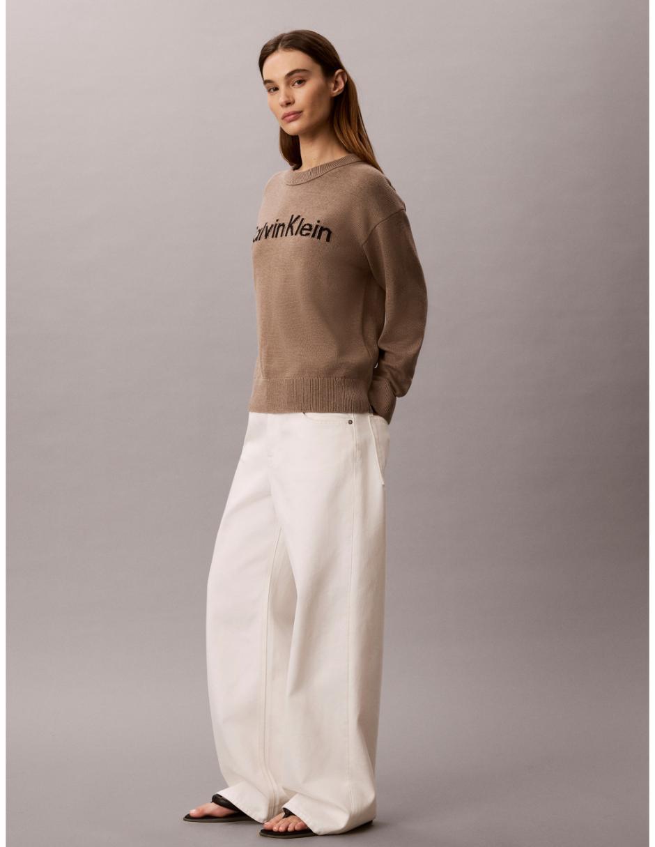 Suéter cuello redondo para mujer 2