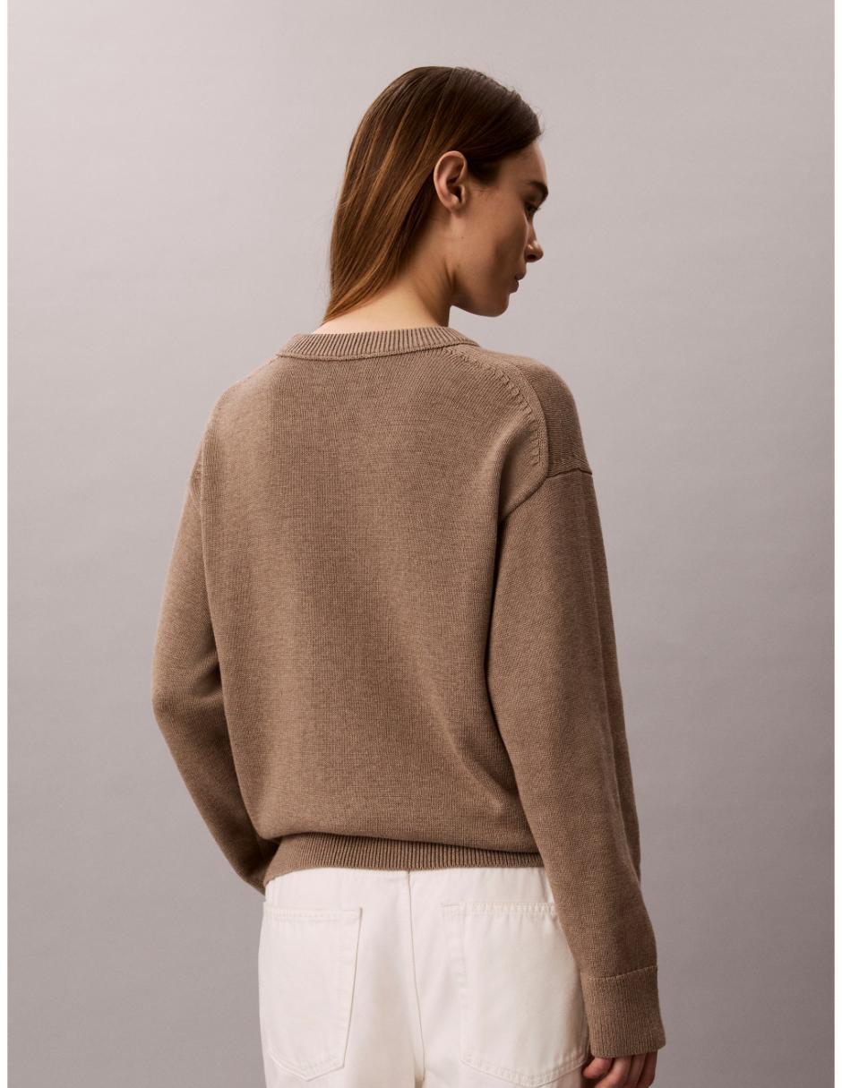 Suéter cuello redondo para mujer 4