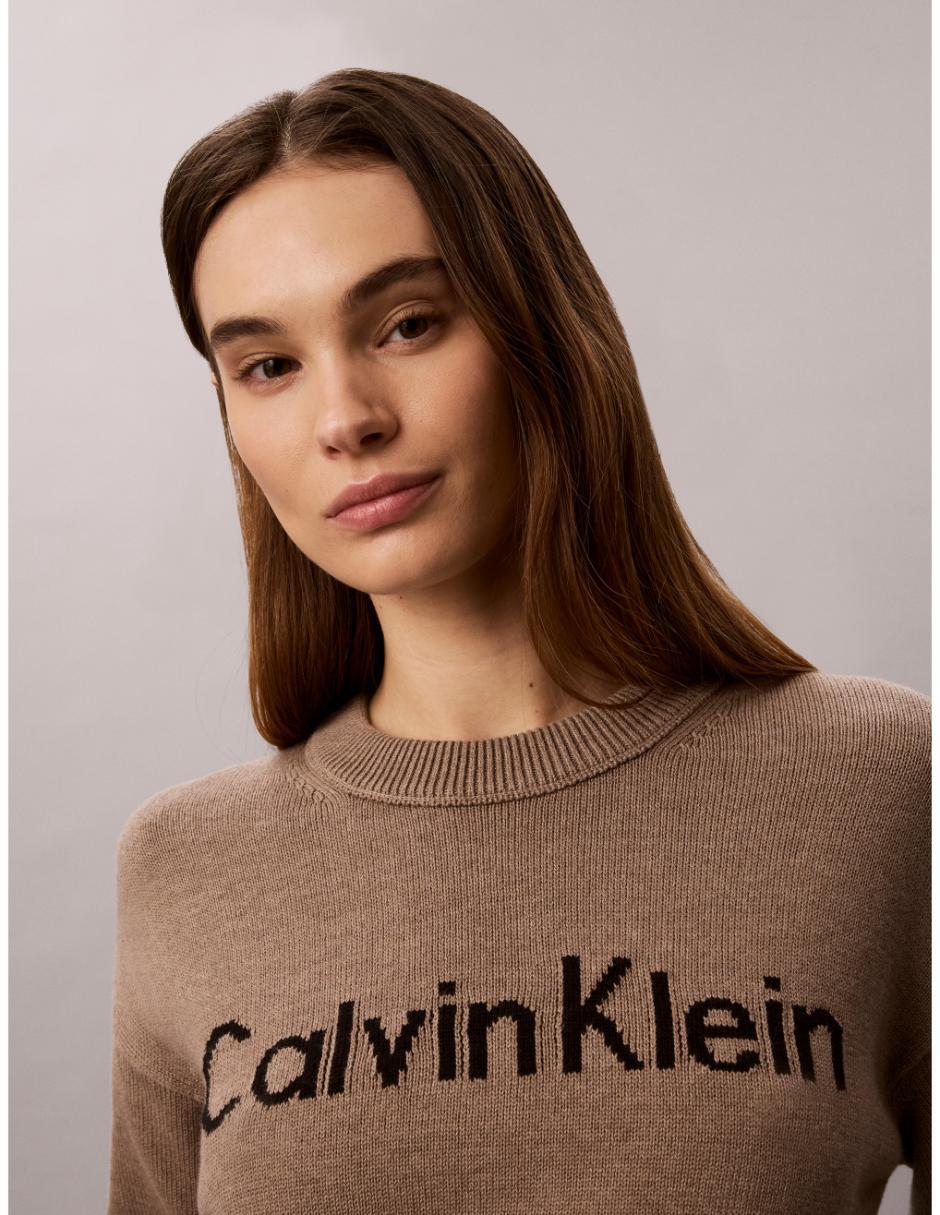 Suéter cuello redondo para mujer 5