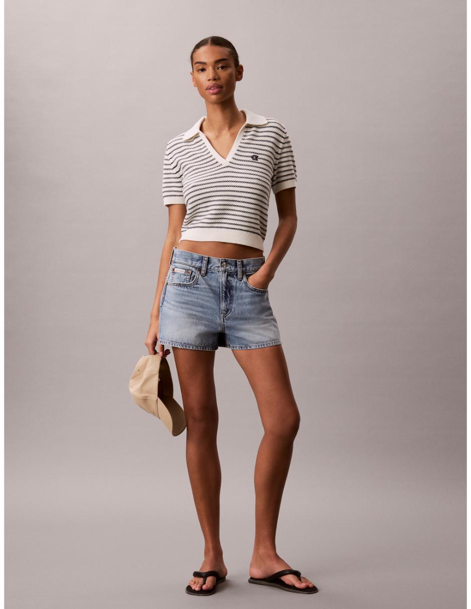 Playera tipo polo para mujer 5