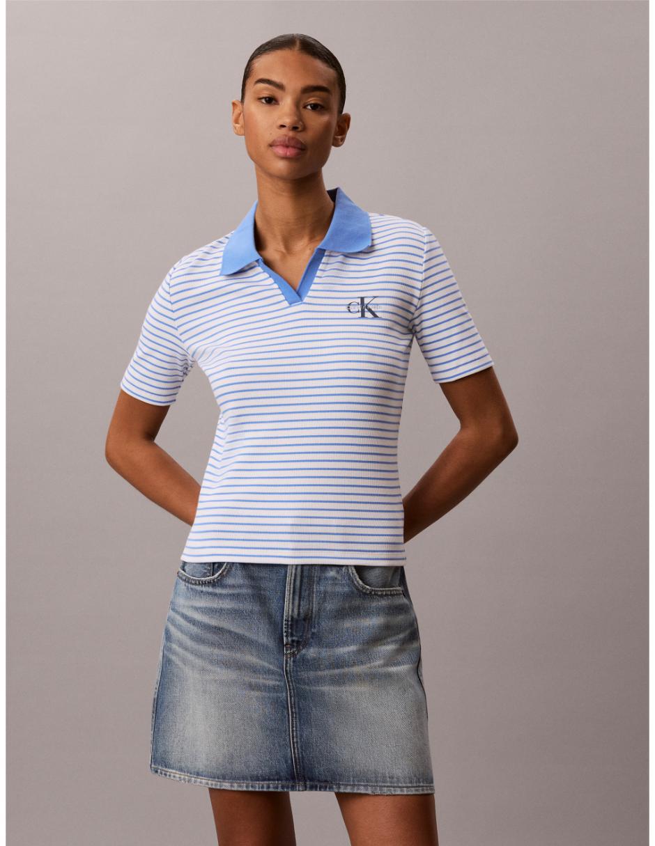 Playera tipo polo para mujer 5