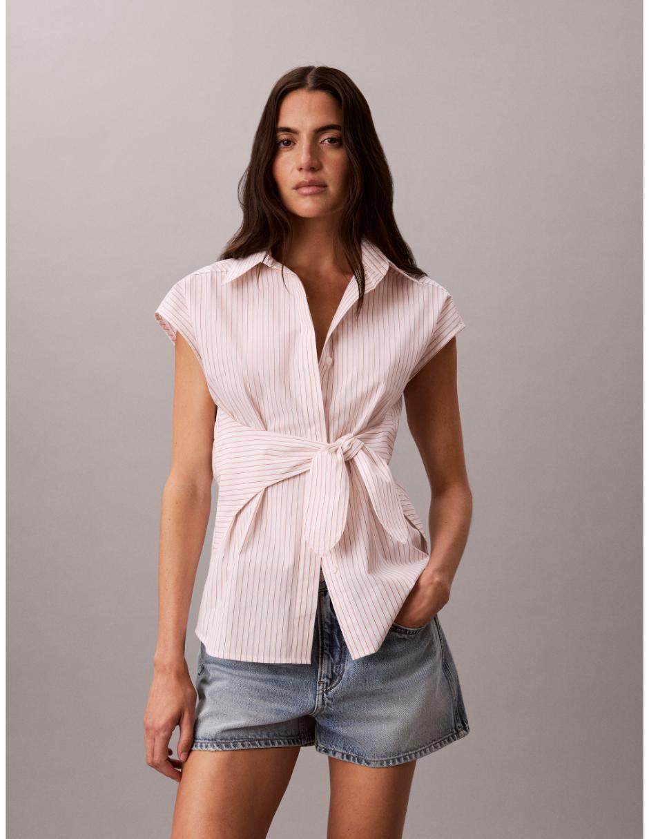 Blusa manga corta para mujer
