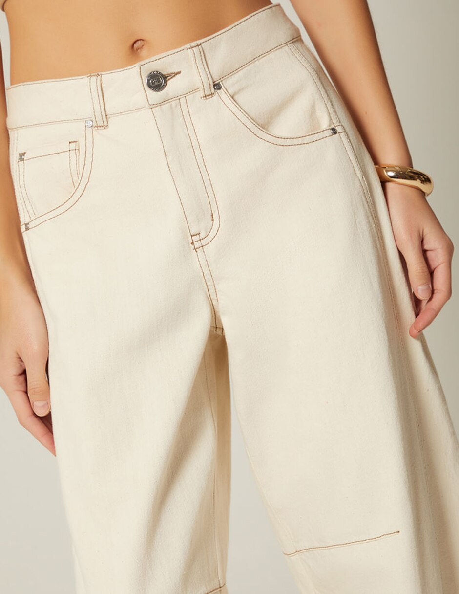 Jeans barrel para mujer 3