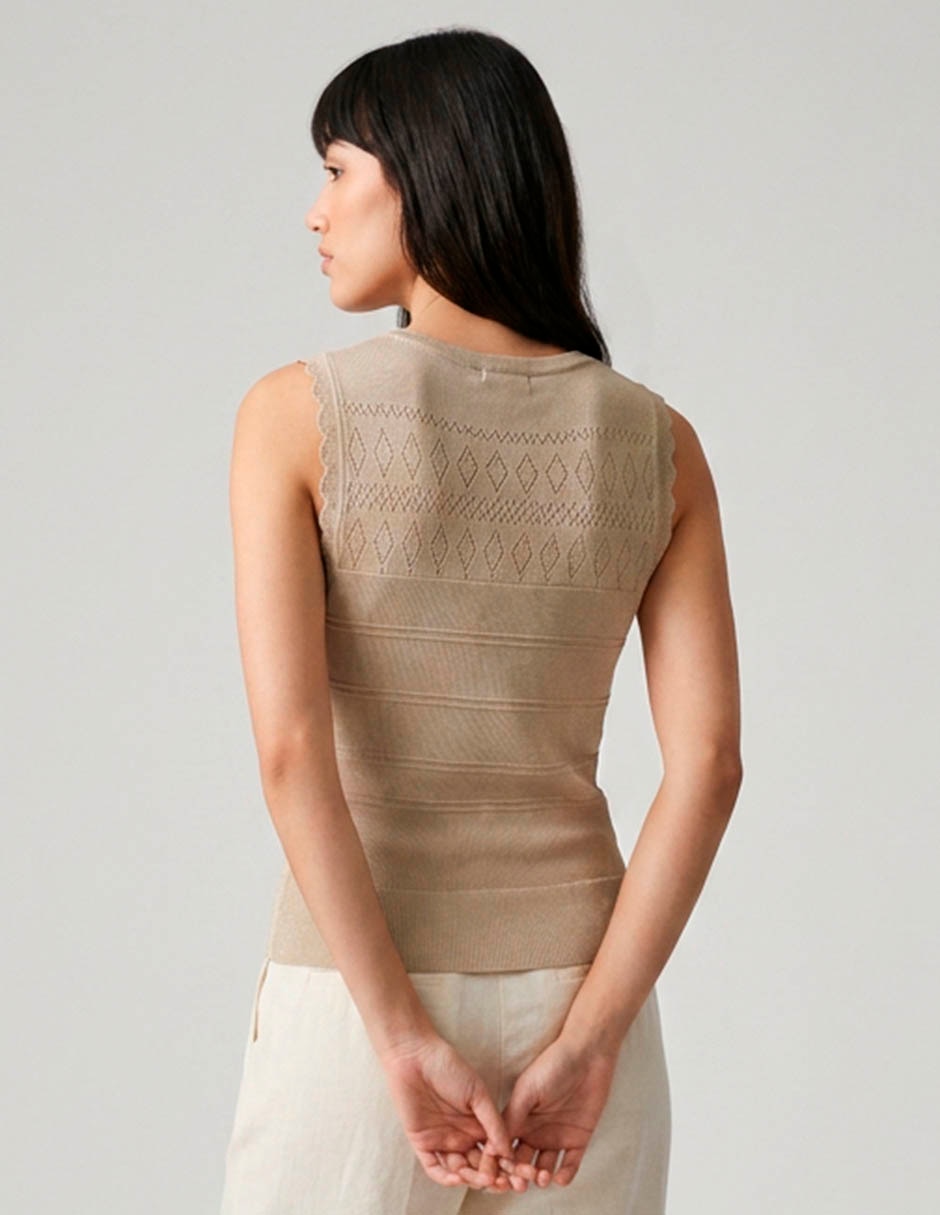 Top Guess cuello redondo
