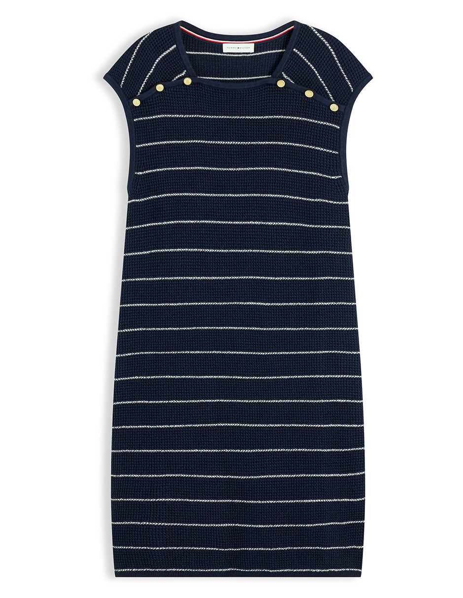 Vestido largo casual Gold Button para mujer Vestido largo casual Gold Button para mujer