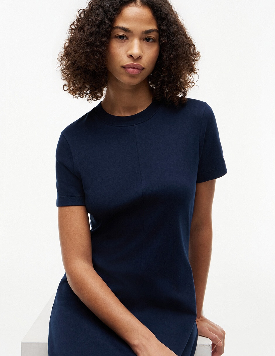Vestido largo casual Interlock Ess para mujer 3