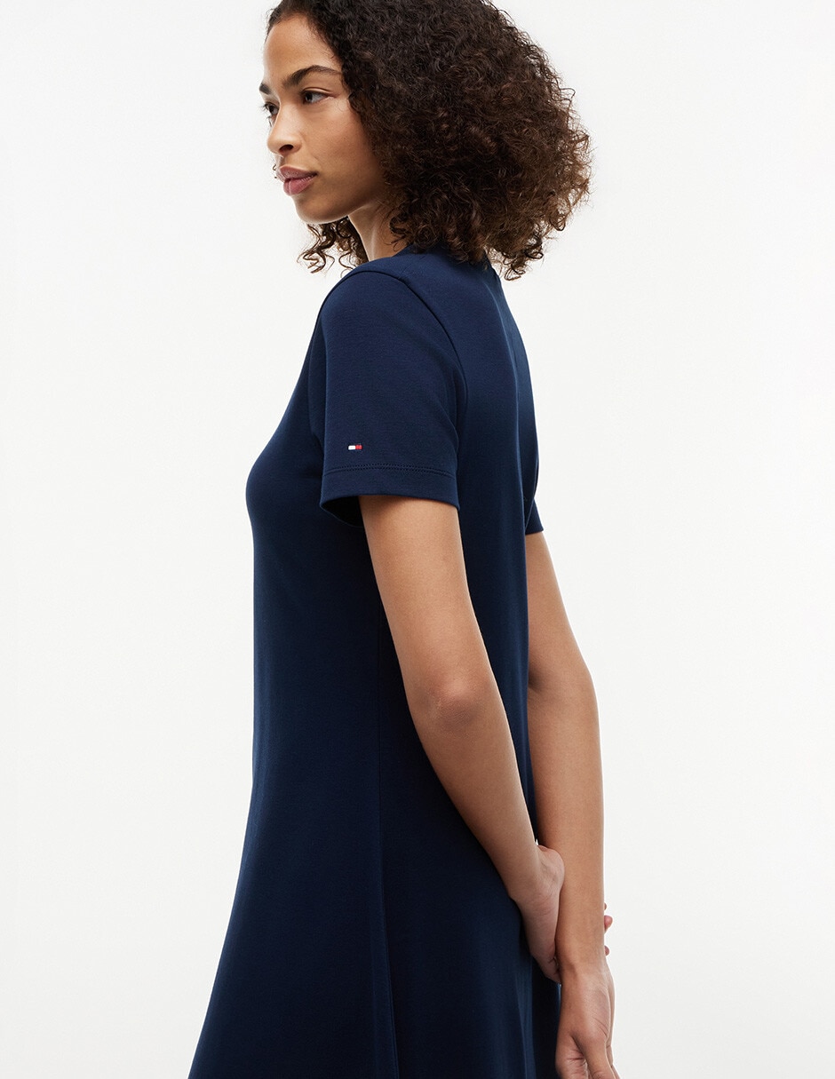 Vestido largo casual Interlock Ess para mujer 4