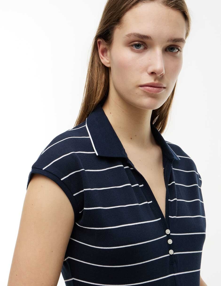 Vestido largo casual Tommy Lyocell Pique para mujer