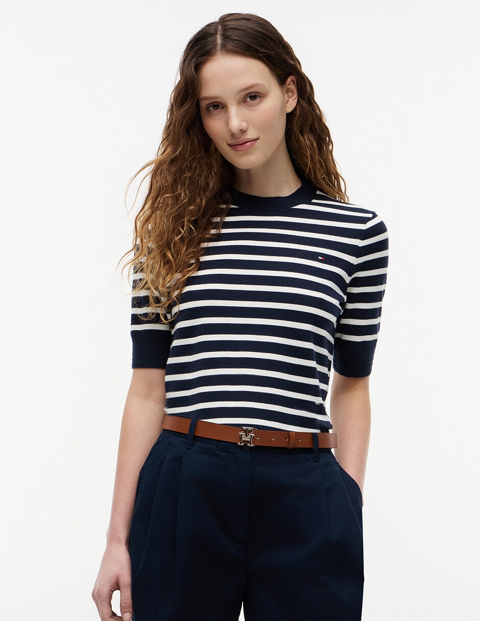 Suéter cuello redondo para mujer