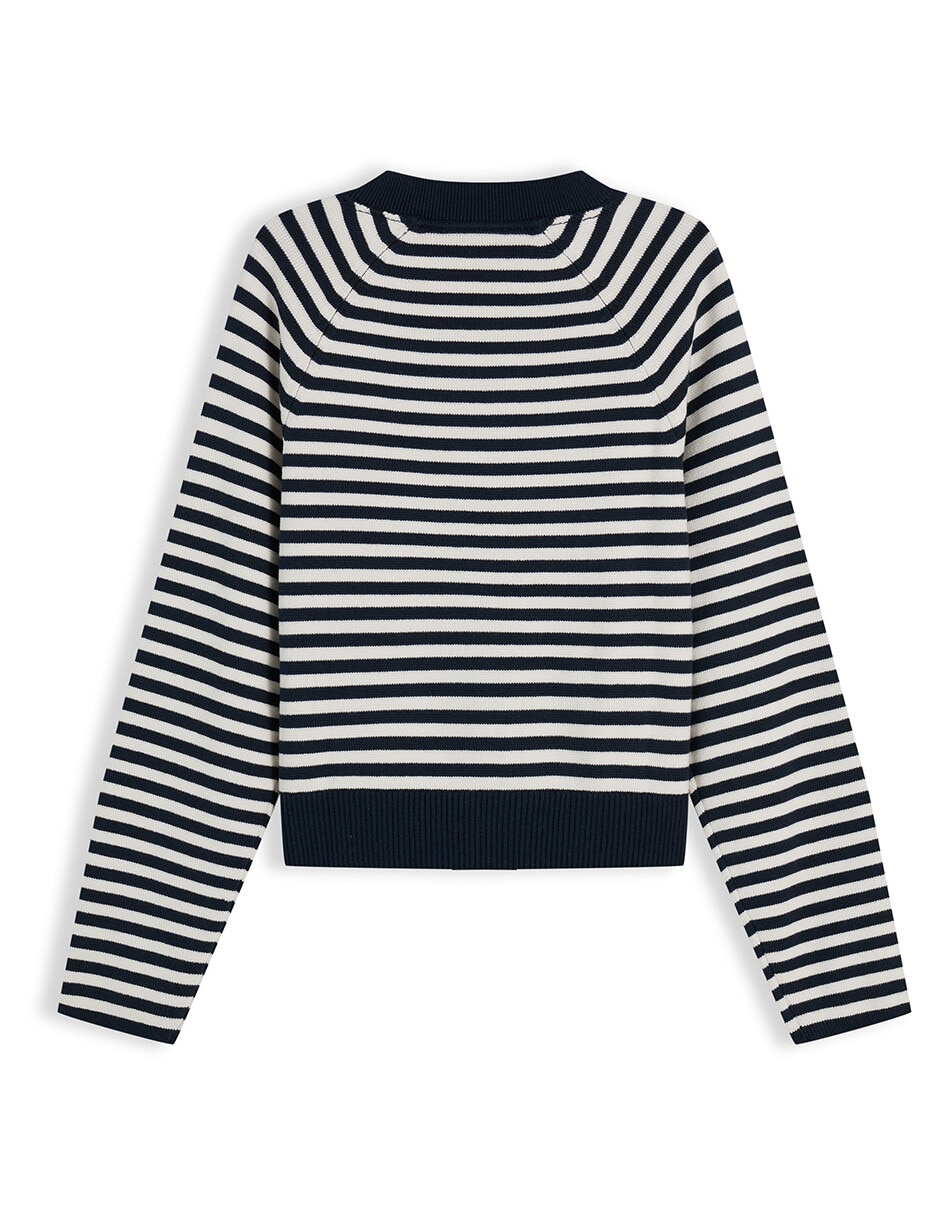 Suéter cuello redondo para mujer 2