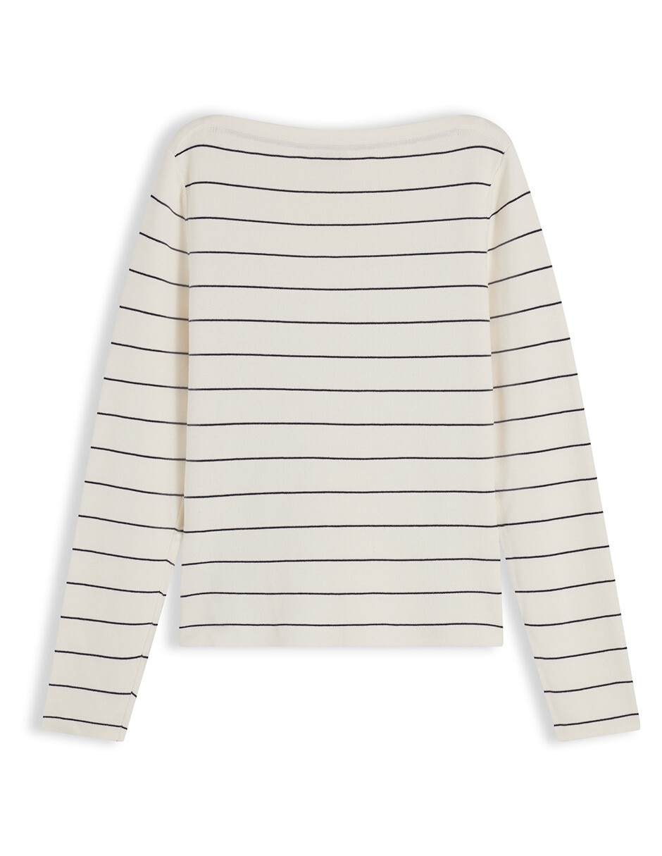 Suéter cuello redondo para mujer
