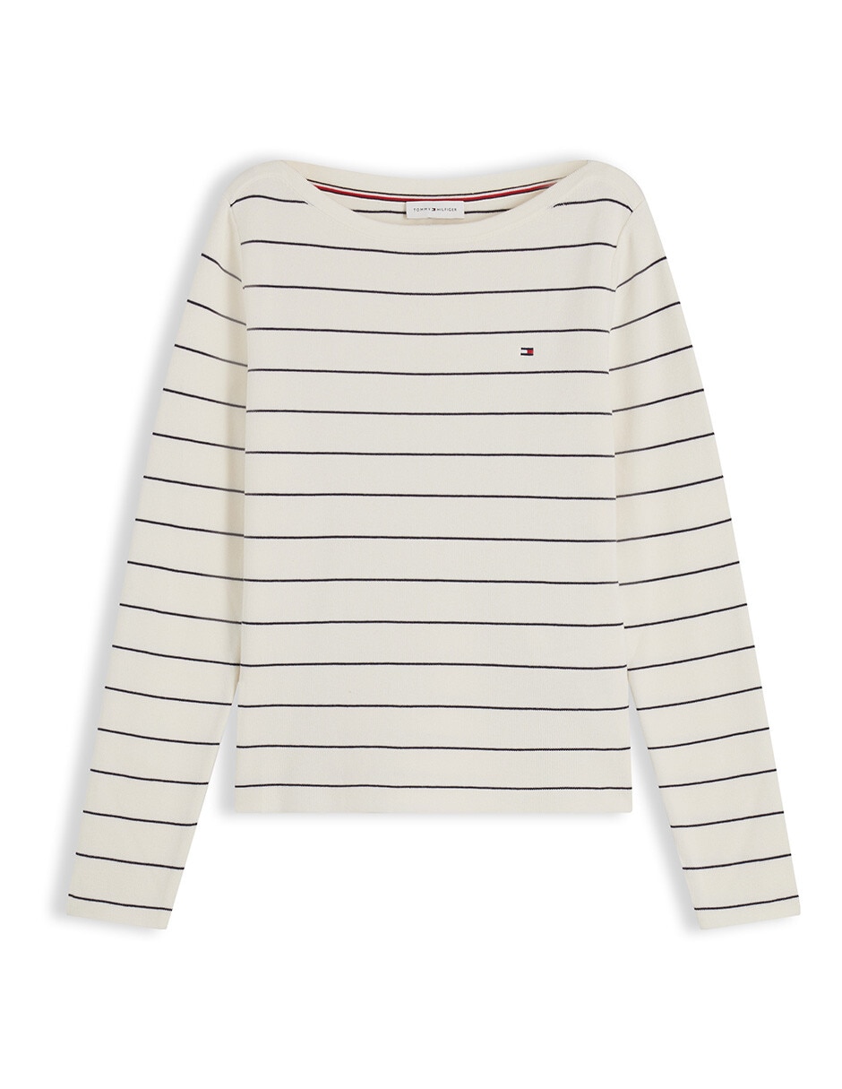 Suéter cuello redondo para mujer