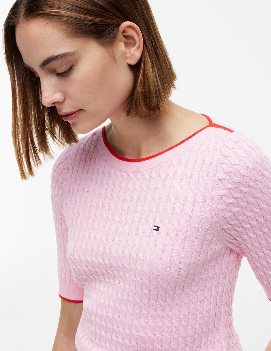 Suéter cuello redondo para mujer 3