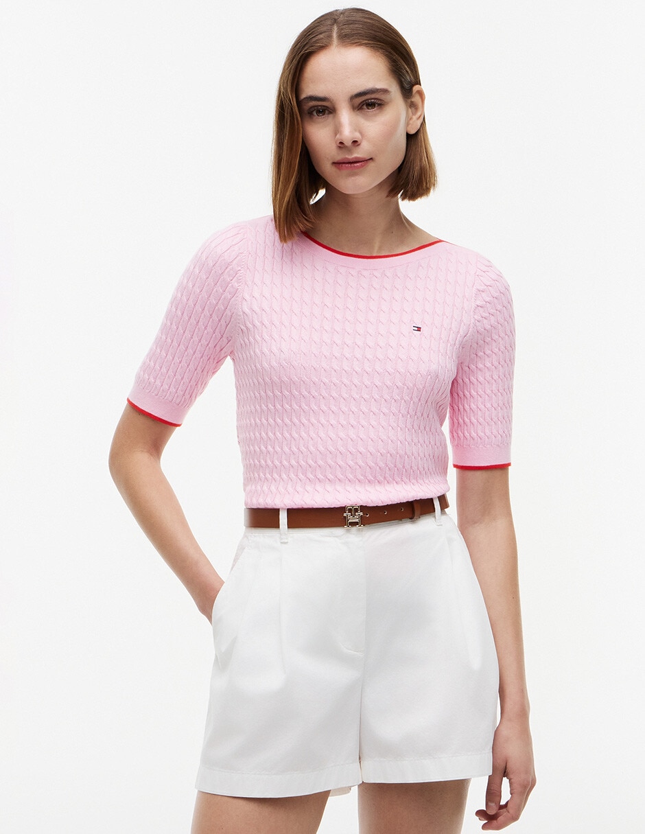 Suéter cuello redondo para mujer Suéter cuello redondo para mujer
