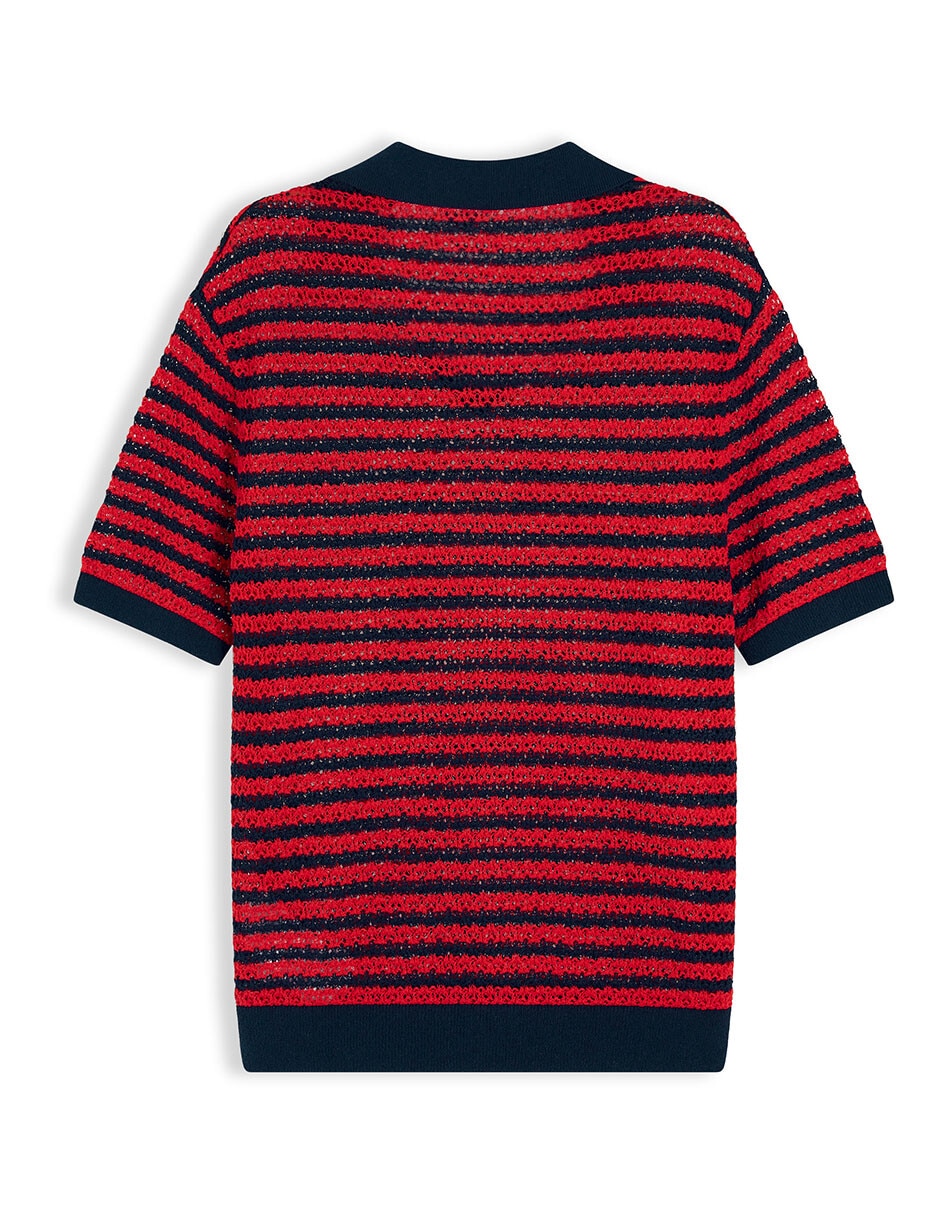 Suéter cuello polo para mujer 3