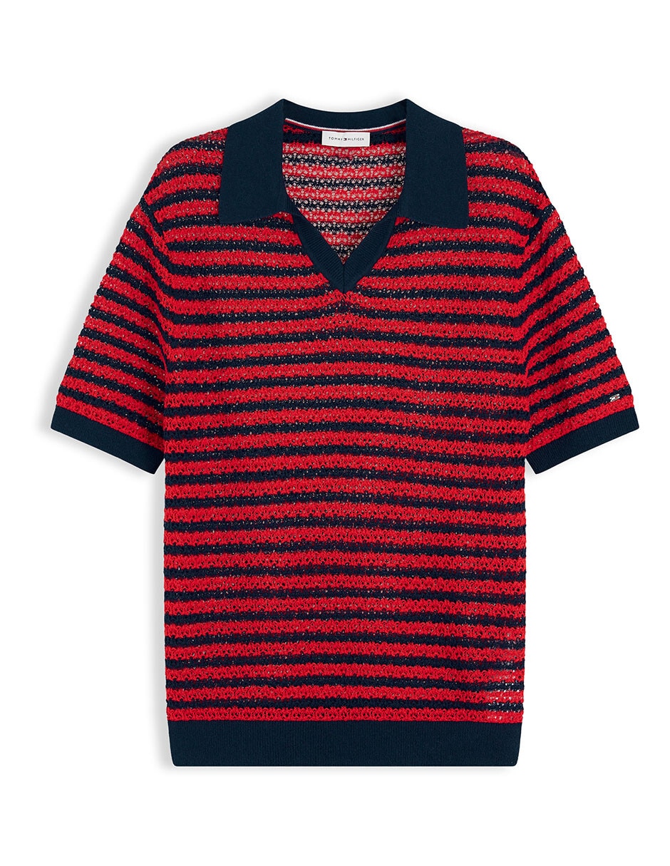 Suéter cuello polo para mujer Suéter cuello polo para mujer