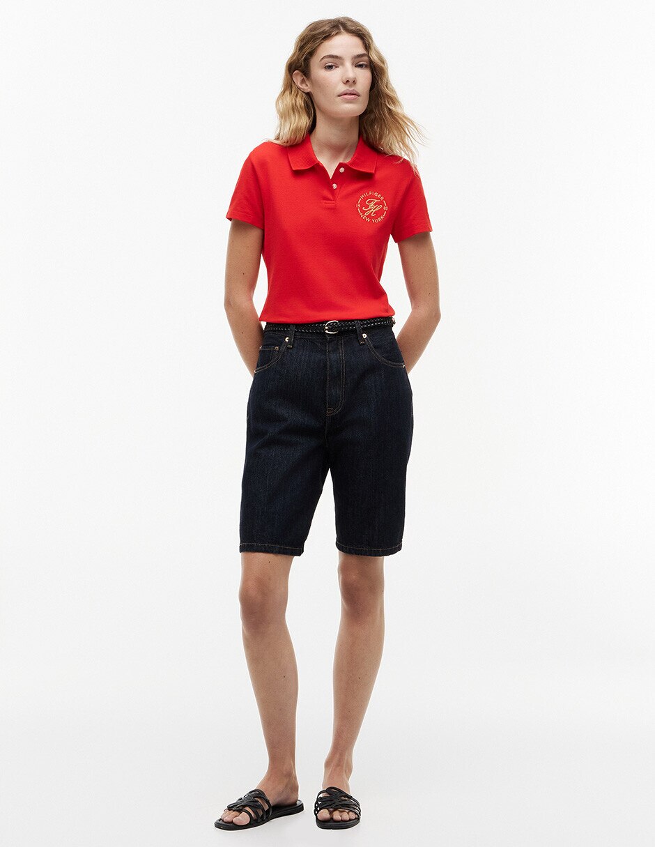 Playera tipo polo para mujer 6