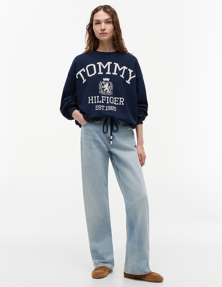 Sudadera Tommy Varsity Crest para mujer