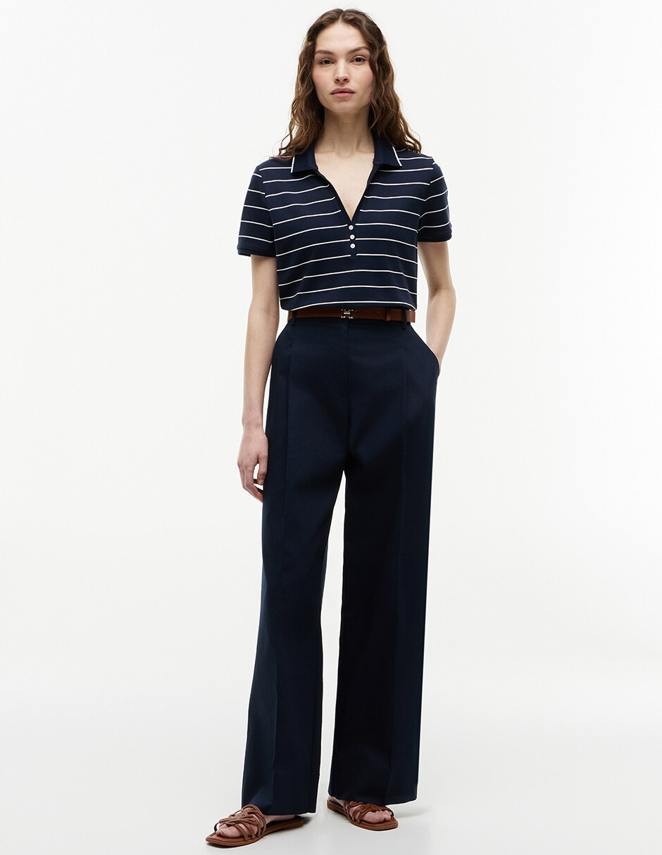 Playera tipo polo para mujer 2