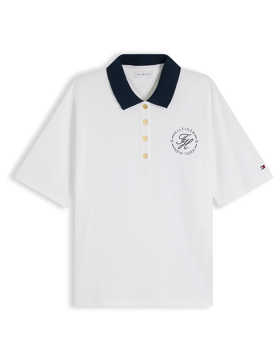 Playera tipo polo para mujer