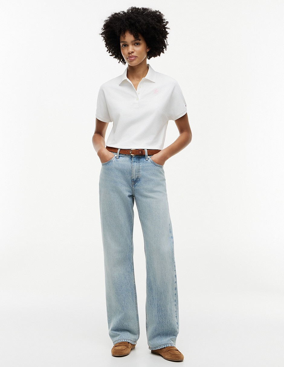 Playera tipo polo para mujer 2