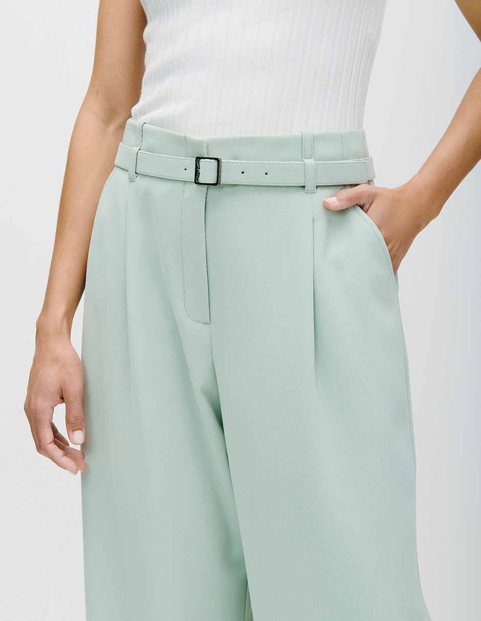Pantalón relaxed Palazzo para mujer 4