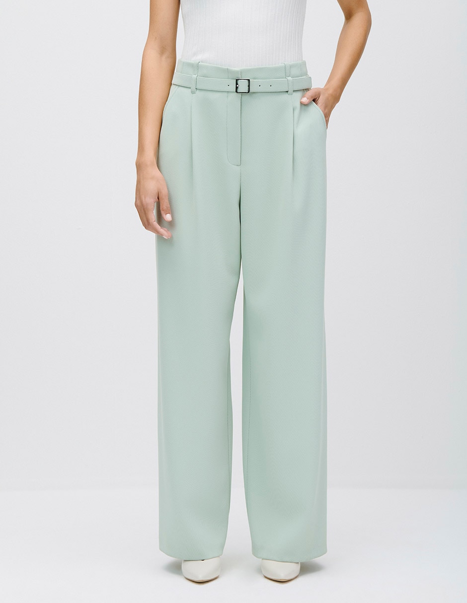 Pantalón relaxed Palazzo para mujer
