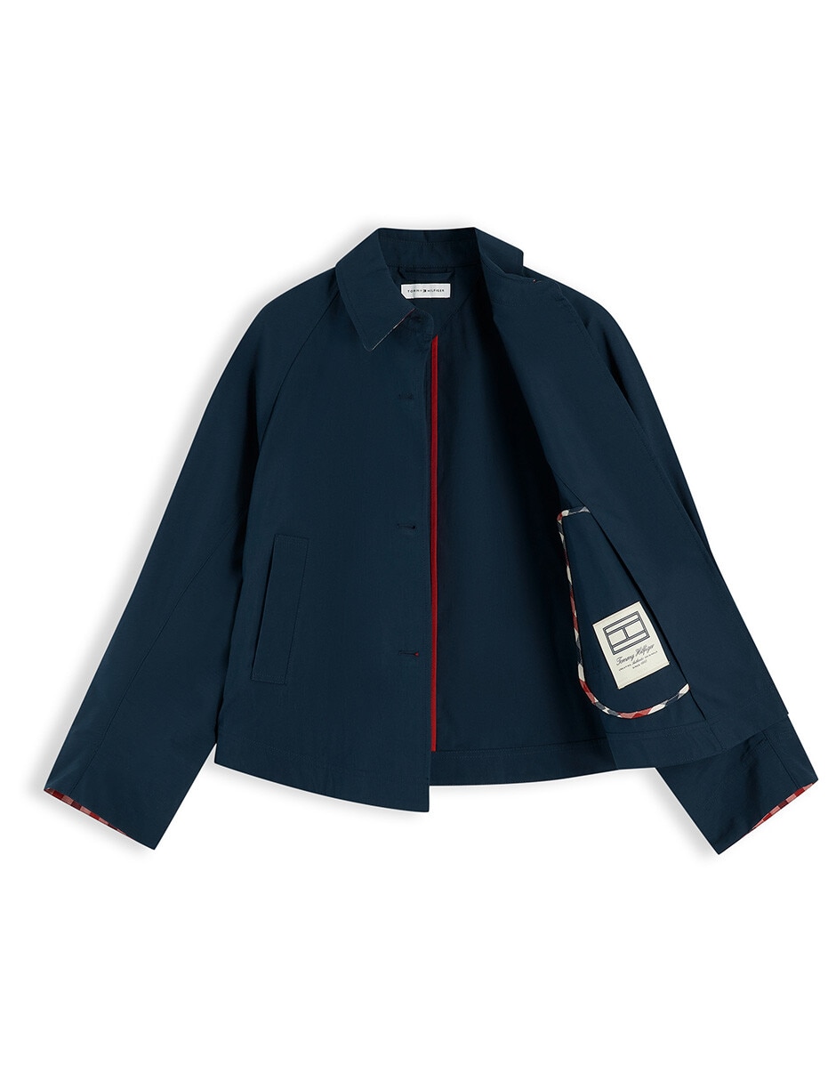 Chamarra casual impermeable de algodón para mujer 2