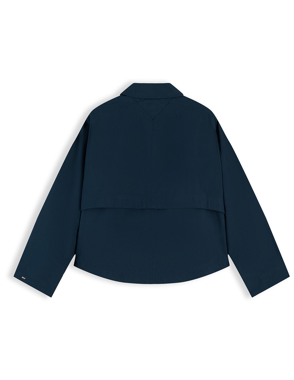 Chamarra casual impermeable de algodón para mujer 5