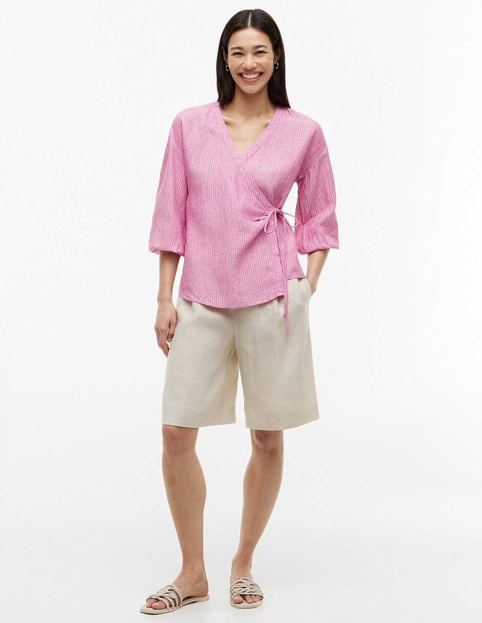 Blusa manga larga para mujer 5