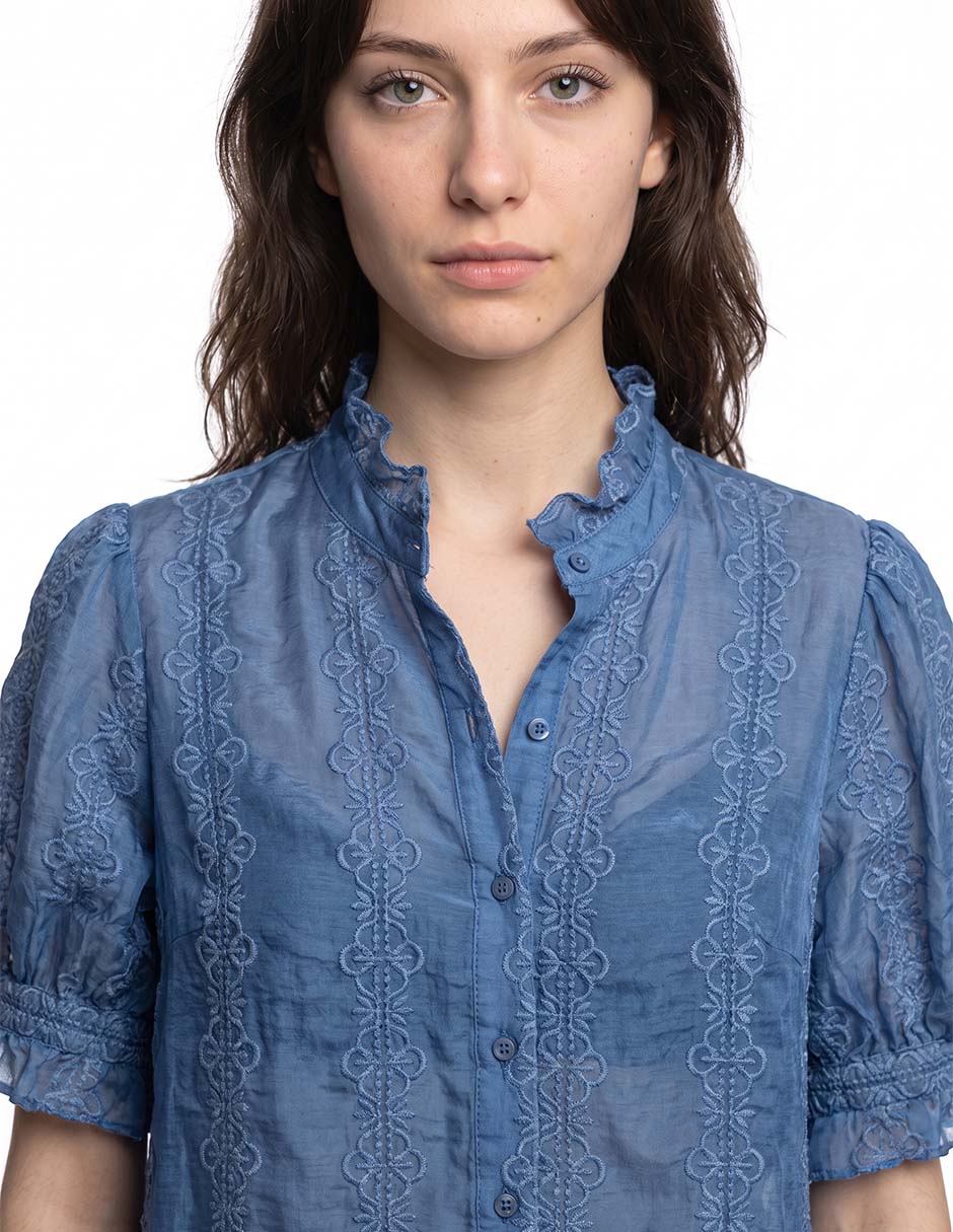 Blusa manga corta para mujer 2
