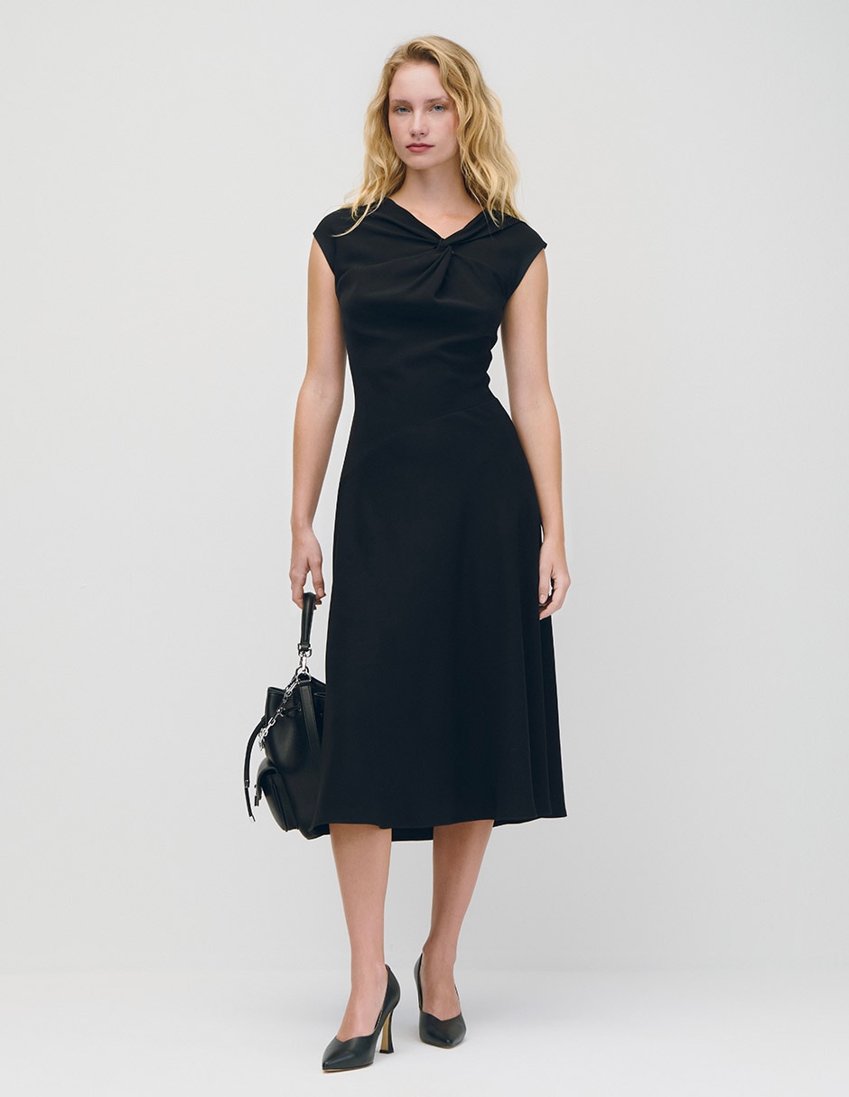 Vestido a la rodilla casual Julio Arian para mujer