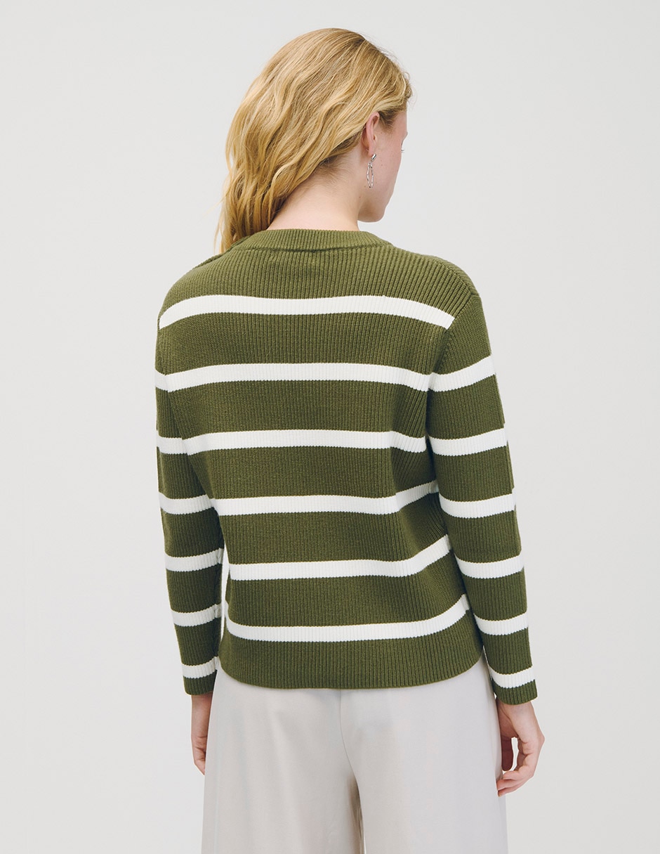 Suéter cuello redondo para mujer 3