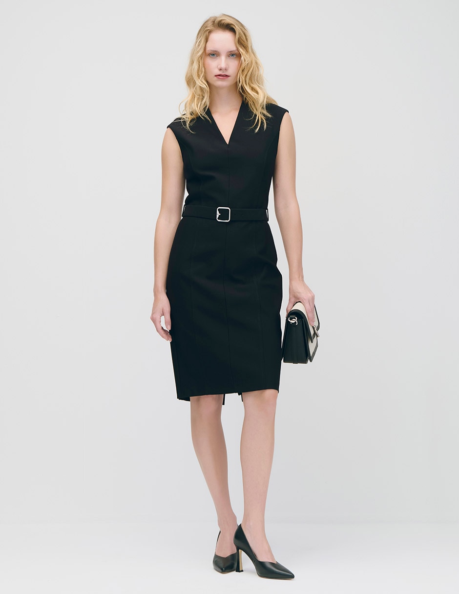 Vestido a la rodilla casual Arian para mujer