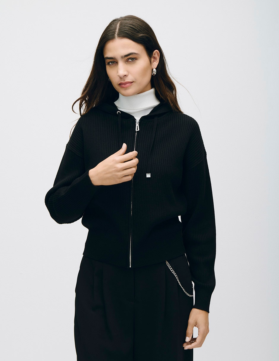 Suéter cuello redondo para mujer
