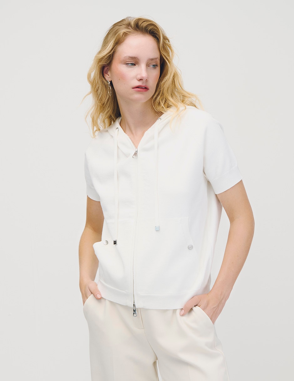 Suéter cuello redondo para mujer