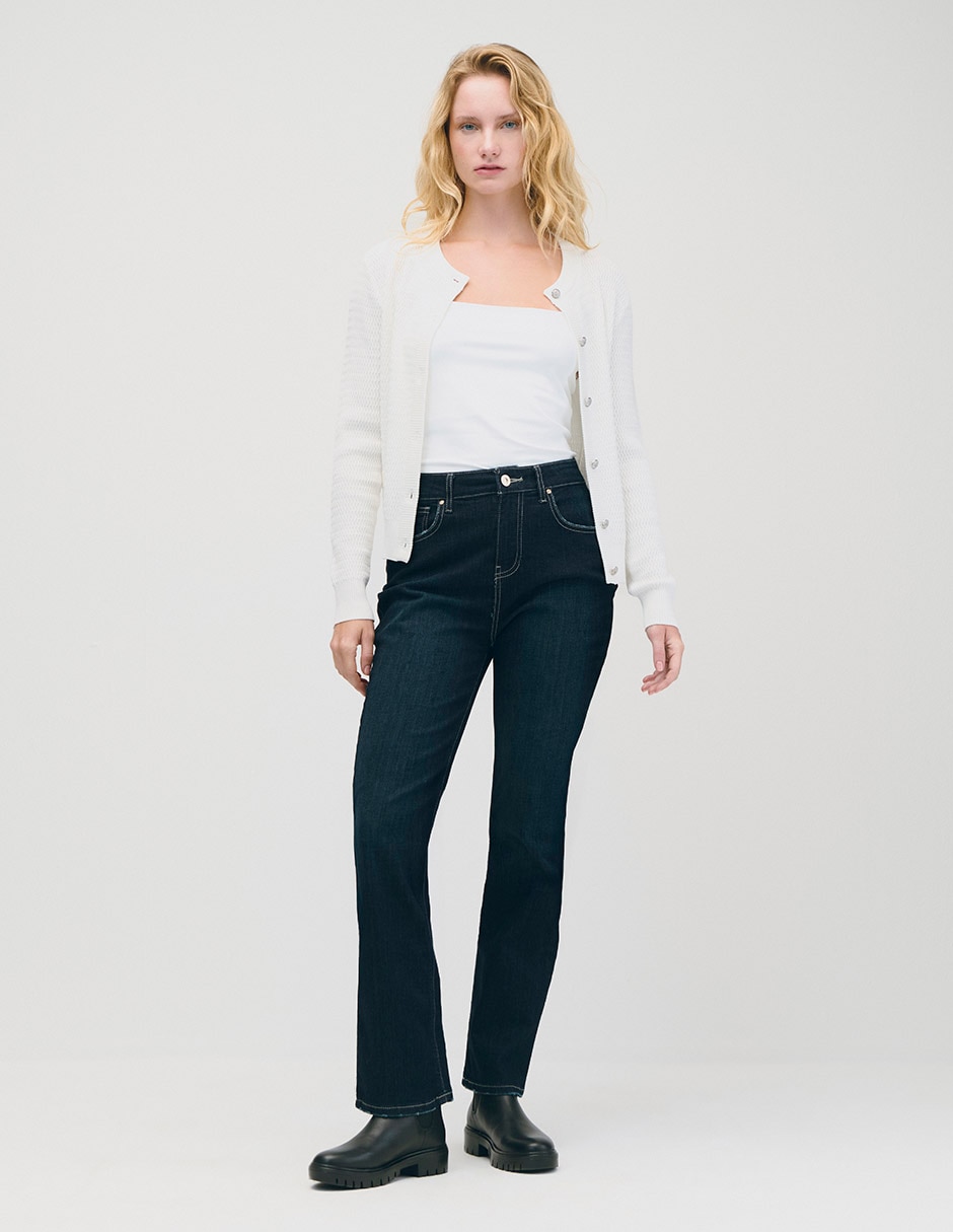 Suéter cuello redondo para mujer 2