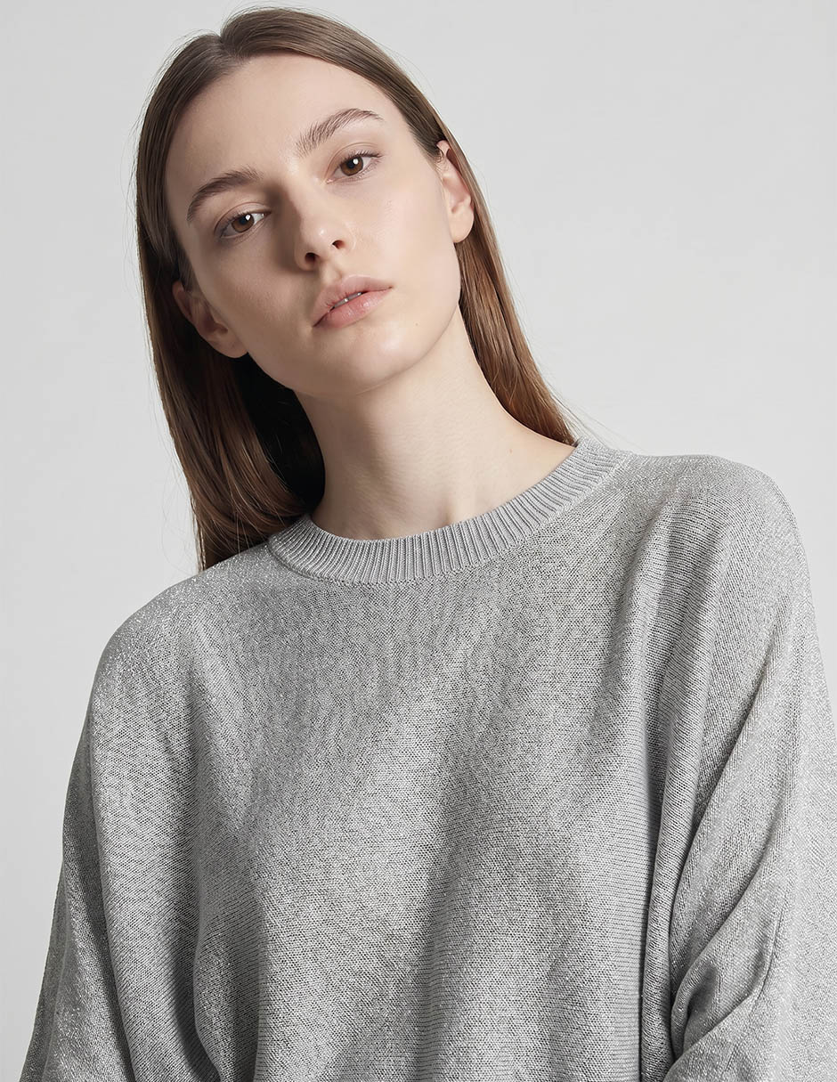 Suéter cuello redondo para mujer 3