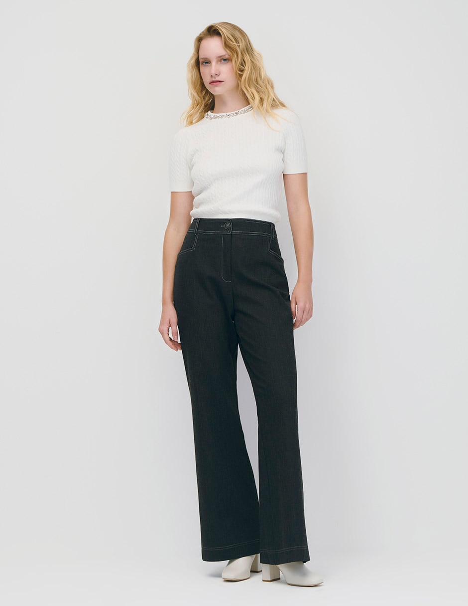 Pantalón recto para mujer 2